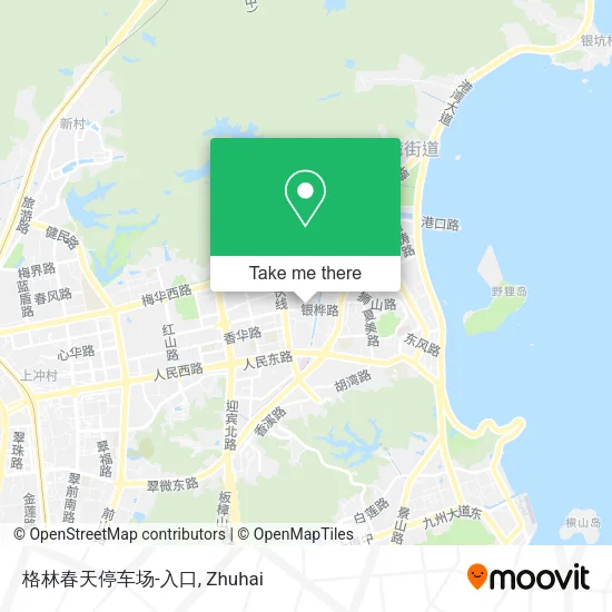 格林春天停车场-入口 map