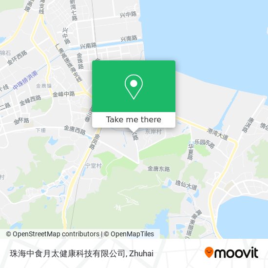 珠海中食月太健康科技有限公司 map