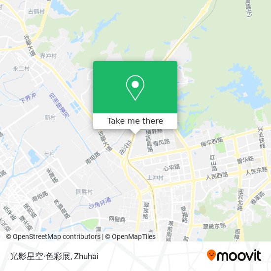 光影星空·色彩展 map