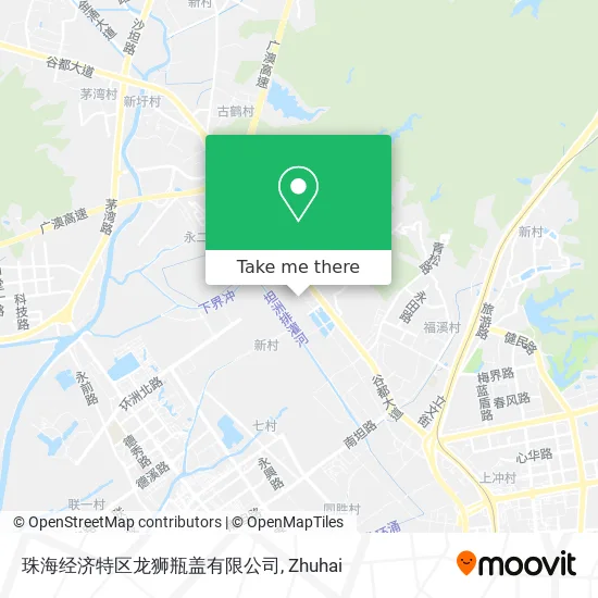 珠海经济特区龙狮瓶盖有限公司 map