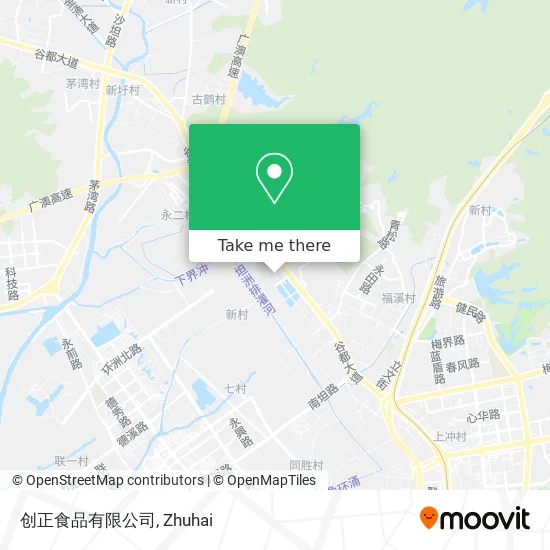 创正食品有限公司 map