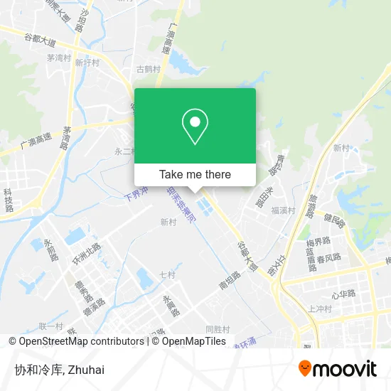协和冷库 map