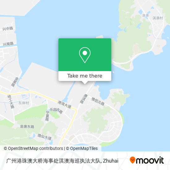 广州港珠澳大桥海事处淇澳海巡执法大队 map