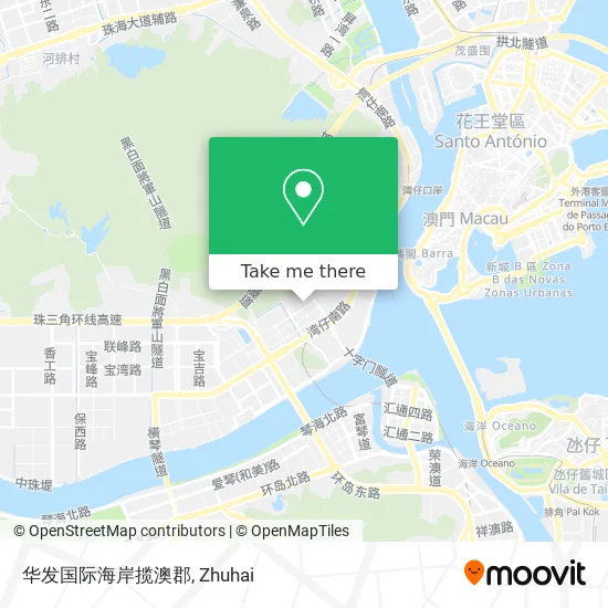 华发国际海岸揽澳郡 map
