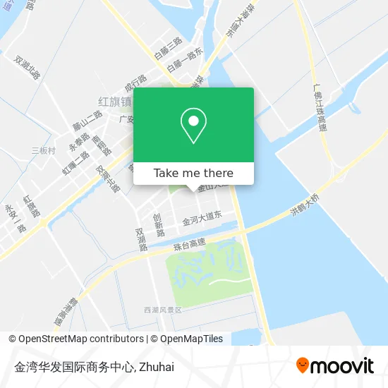 金湾华发国际商务中心 map
