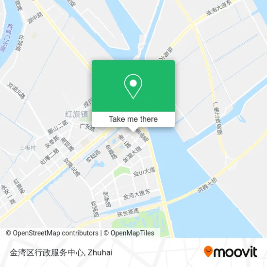 金湾区行政服务中心 map