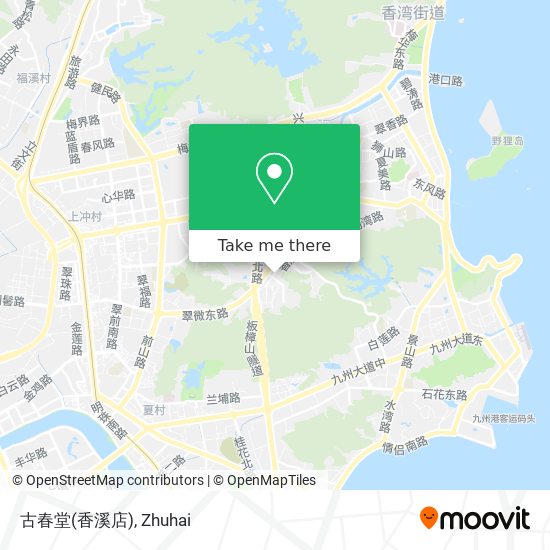 古春堂(香溪店) map