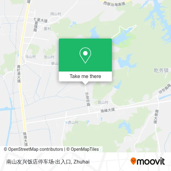 南山友兴饭店停车场-出入口 map