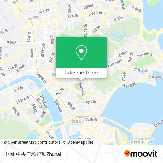 国维中央广场1期 map