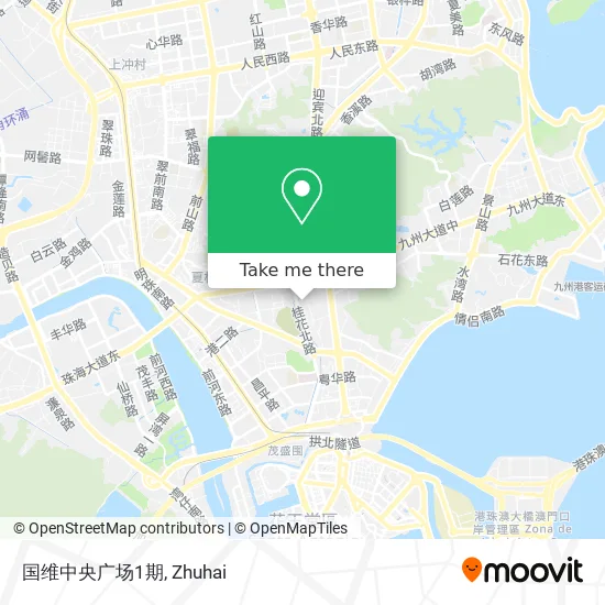国维中央广场1期 map
