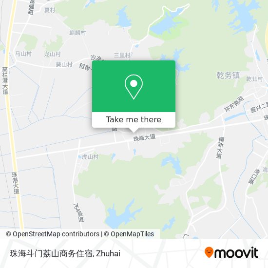 珠海斗门荔山商务住宿 map