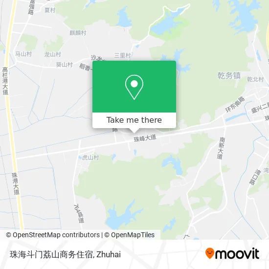 珠海斗门荔山商务住宿 map