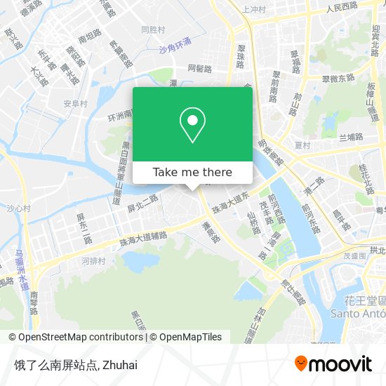 饿了么南屏站点 map