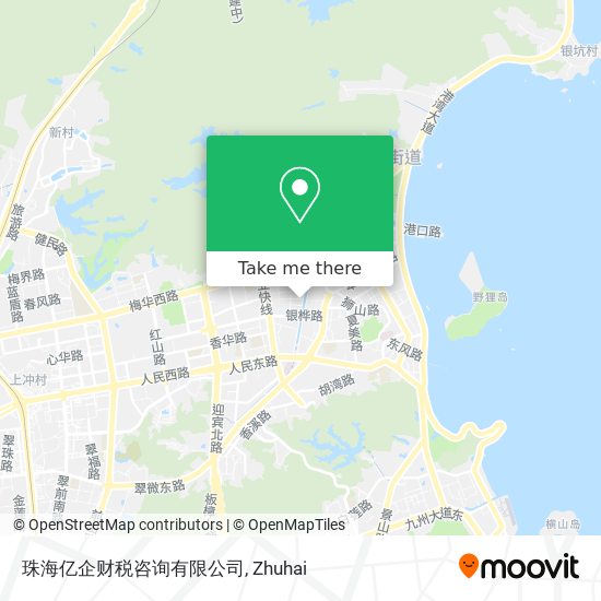 珠海亿企财税咨询有限公司 map