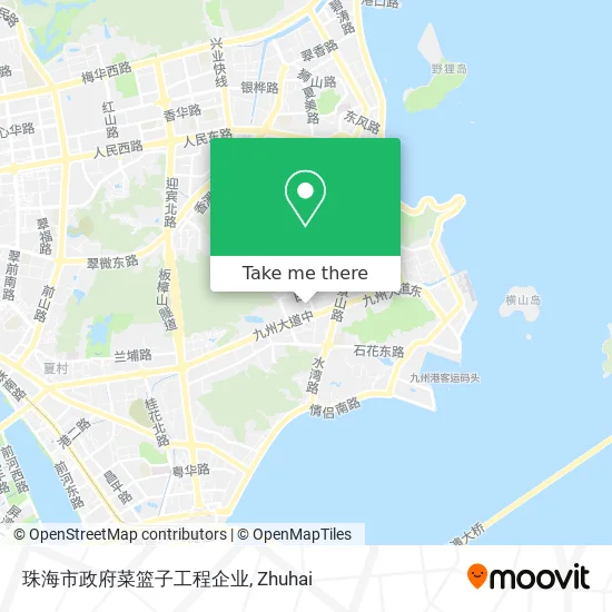 珠海市政府菜篮子工程企业 map