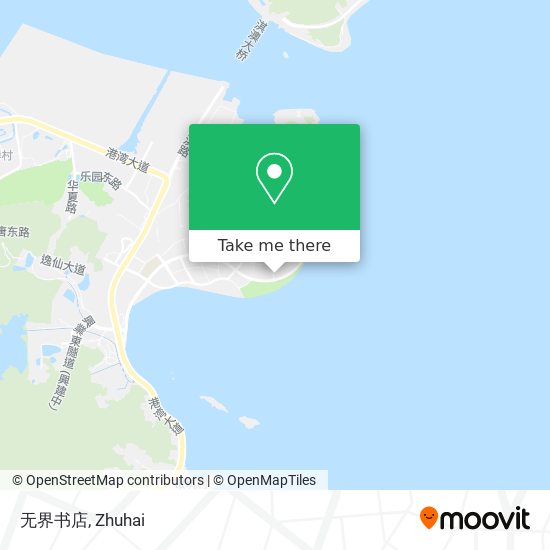 无界书店 map