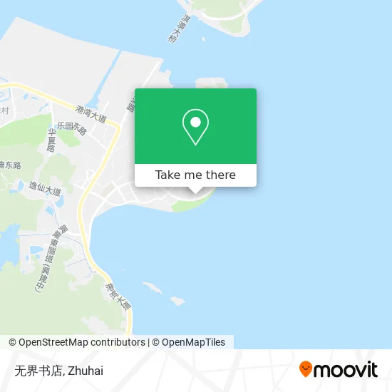 无界书店 map