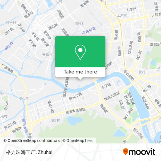 格力珠海工厂 map