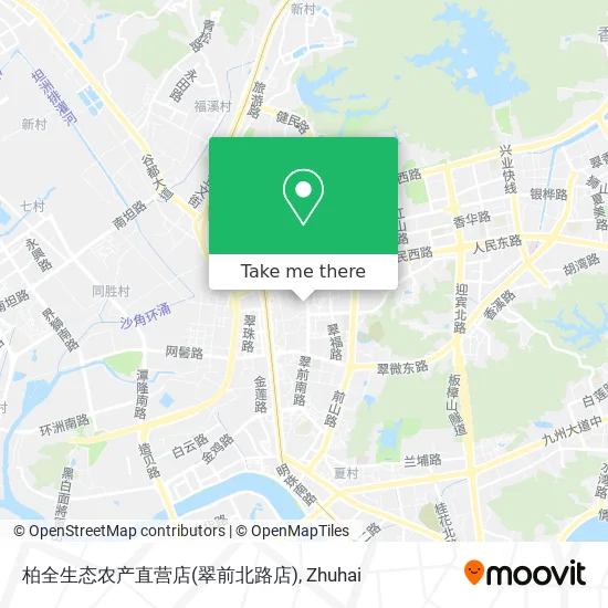 柏全生态农产直营店(翠前北路店) map
