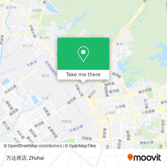 万达商店 map