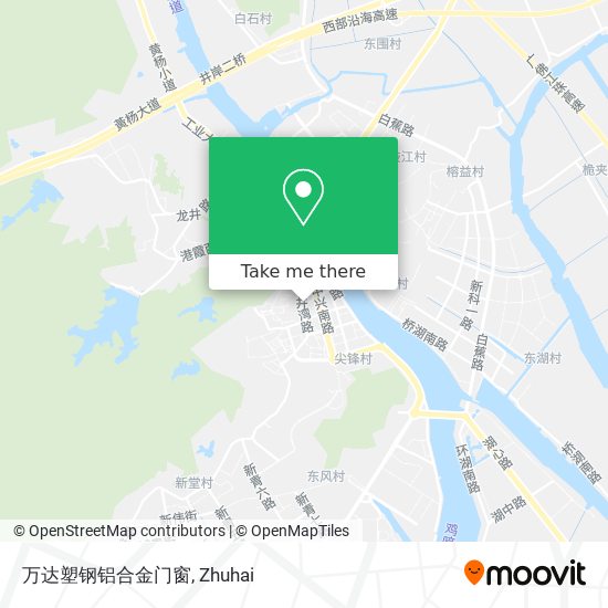 万达塑钢铝合金门窗 map