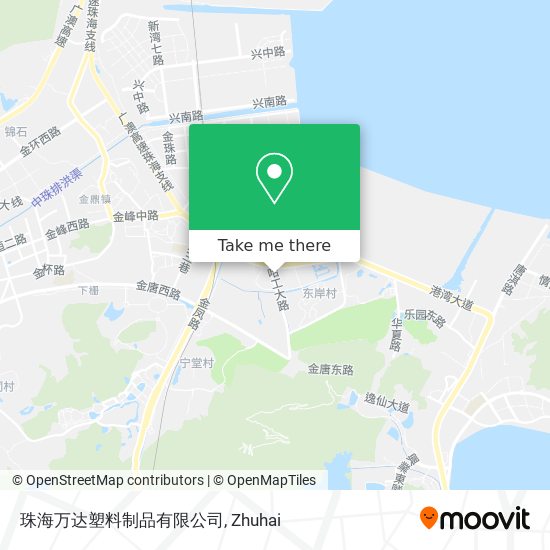 珠海万达塑料制品有限公司 map