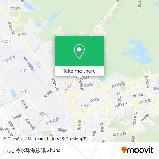 九芯净水珠海总部 map