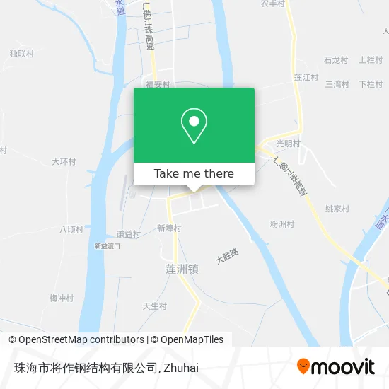珠海市将作钢结构有限公司 map