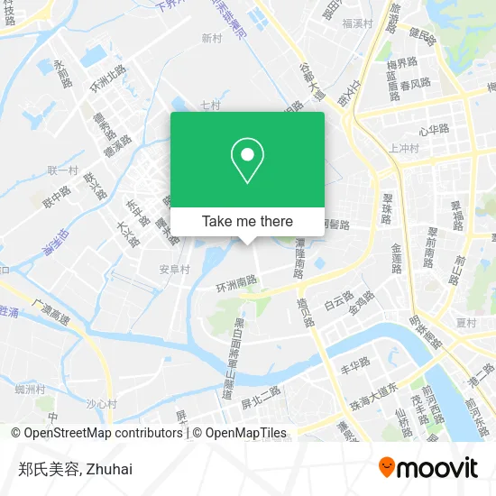 郑氏美容 map