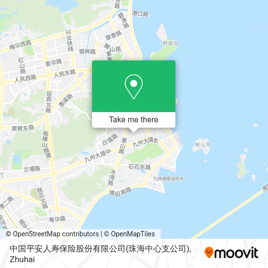 中国平安人寿保险股份有限公司(珠海中心支公司) map