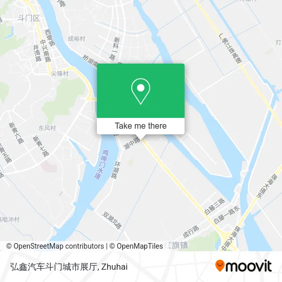 弘鑫汽车斗门城市展厅 map