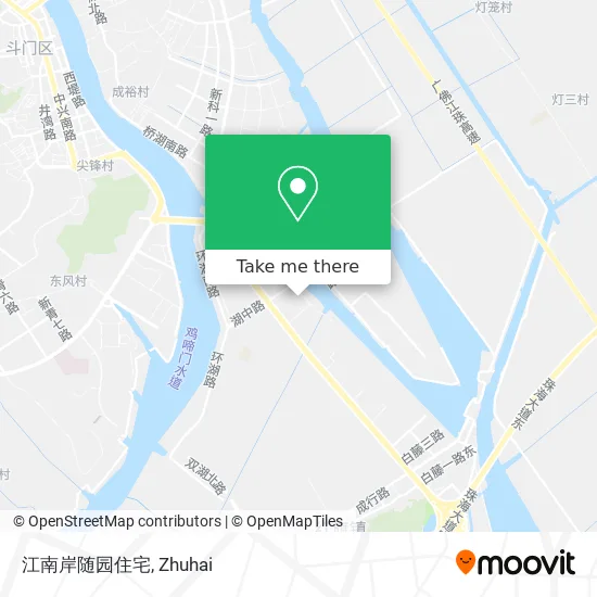 江南岸随园住宅 map