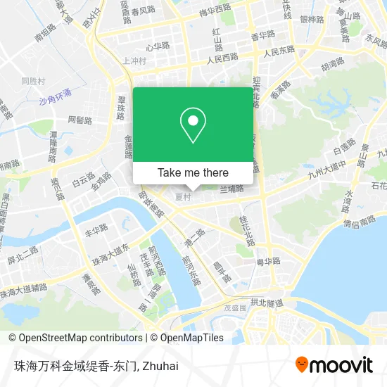 珠海万科金域缇香-东门 map