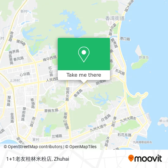 1+1老友桂林米粉店 map