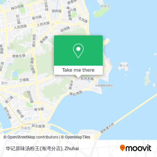 华记原味汤粉王(海湾分店) map