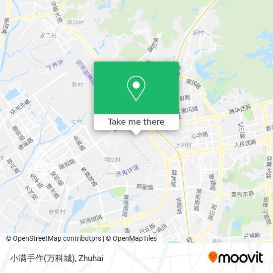 小满手作(万科城) map