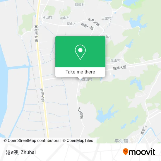 港e澳 map