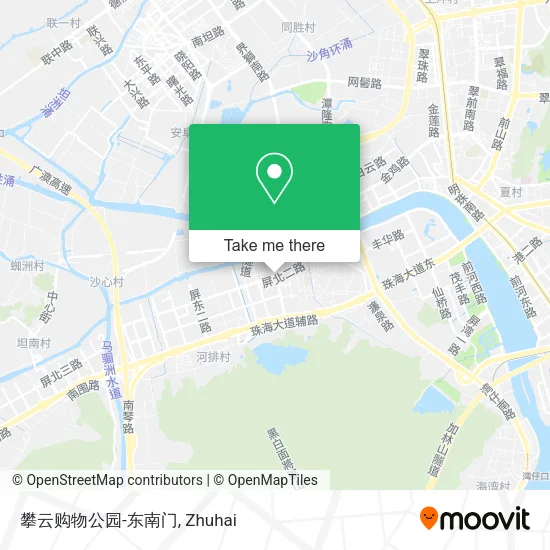 攀云购物公园-东南门 map