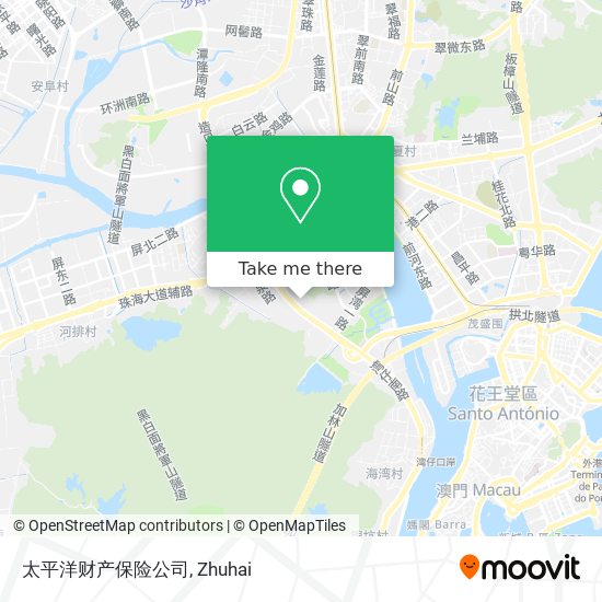 太平洋财产保险公司 map