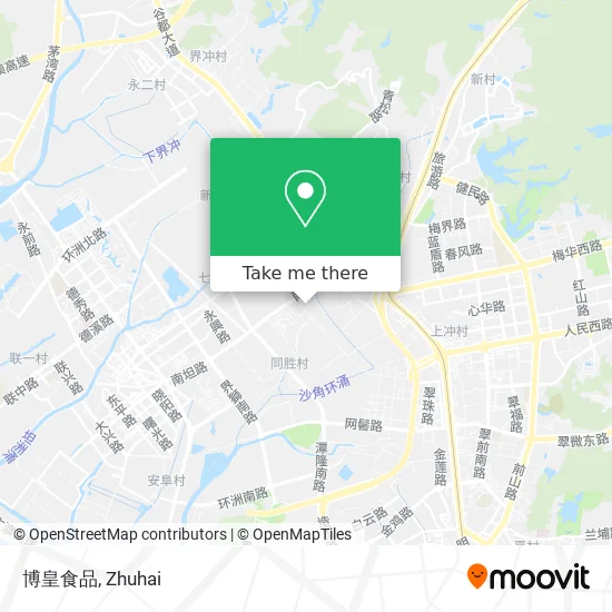 博皇食品 map
