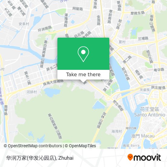 华润万家(华发沁园店) map