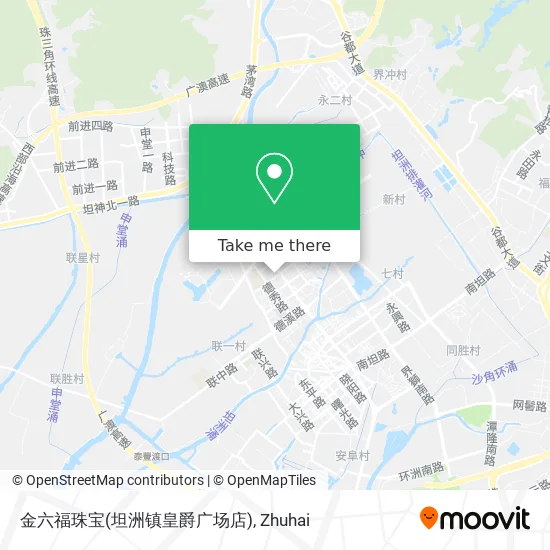 金六福珠宝(坦洲镇皇爵广场店) map