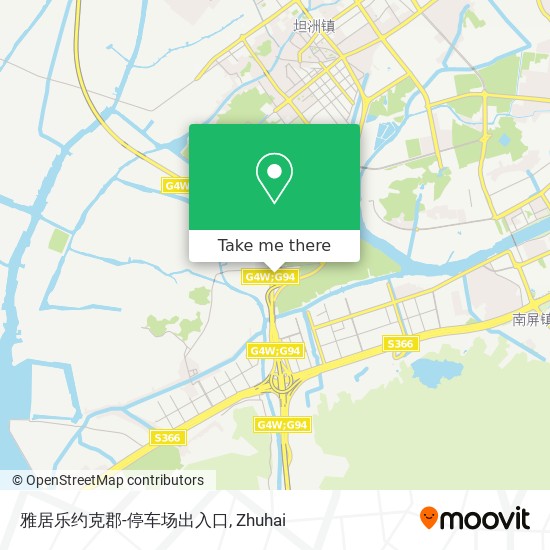 雅居乐约克郡-停车场出入口 map