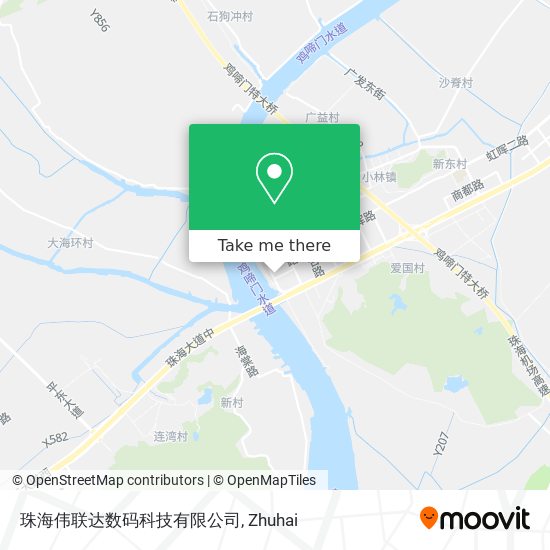 珠海伟联达数码科技有限公司 map