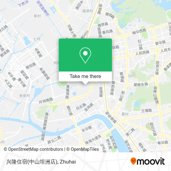 兴隆住宿(中山坦洲店) map