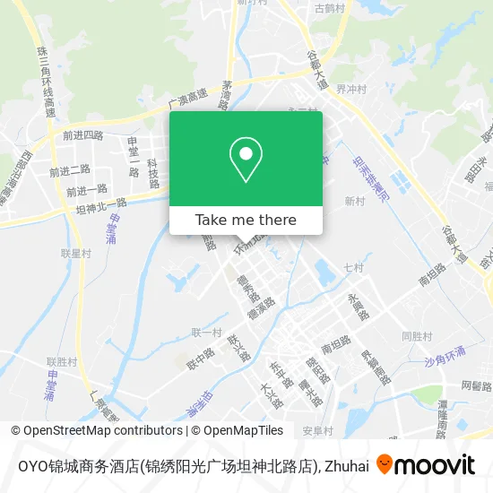 OYO锦城商务酒店(锦绣阳光广场坦神北路店) map