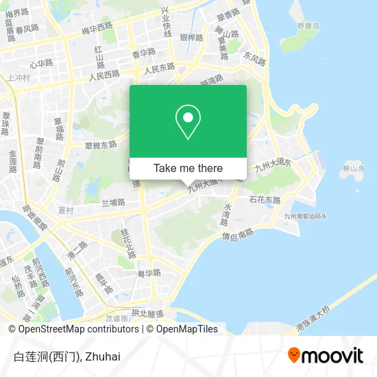 白莲洞(西门) map