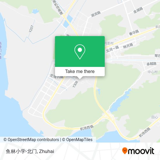 鱼林小学-北门 map