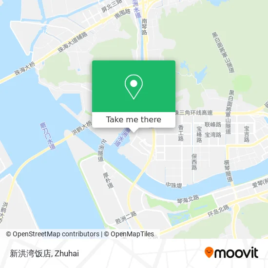新洪湾饭店 map