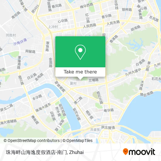 珠海畔山海逸度假酒店-南门 map